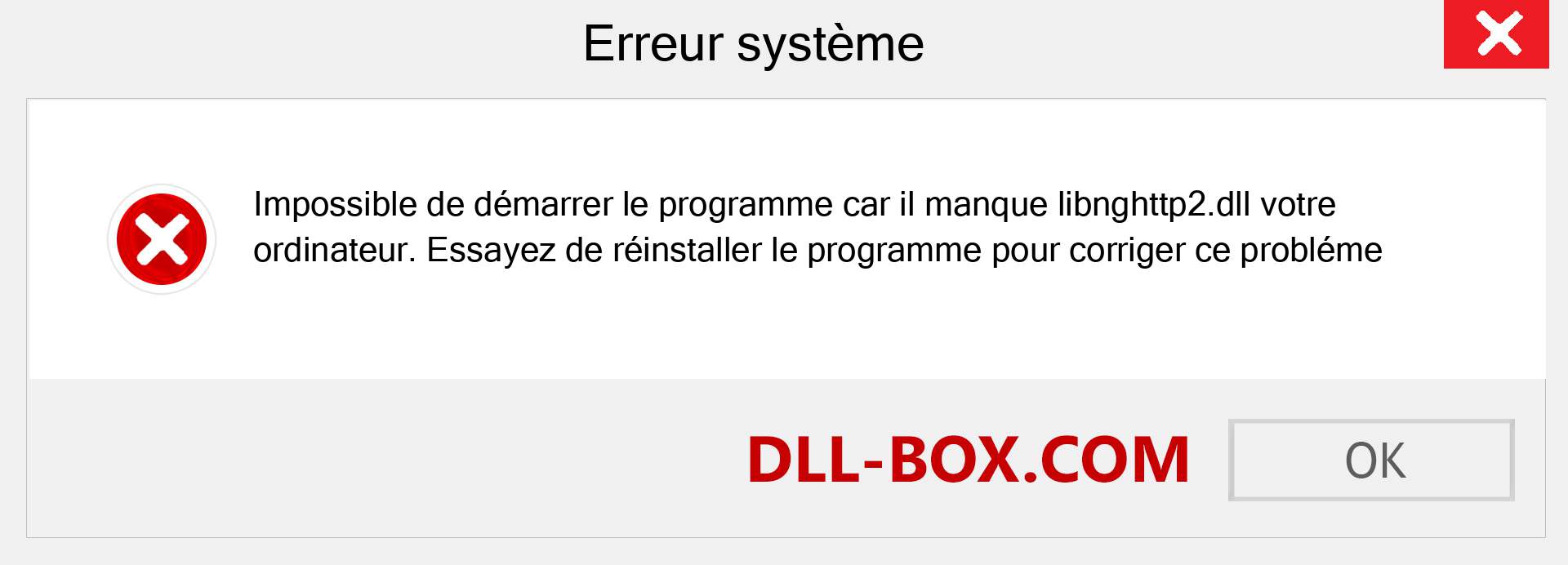 Le fichier libnghttp2.dll est manquant ?. Télécharger pour Windows 7, 8, 10 - Correction de l'erreur manquante libnghttp2 dll sur Windows, photos, images